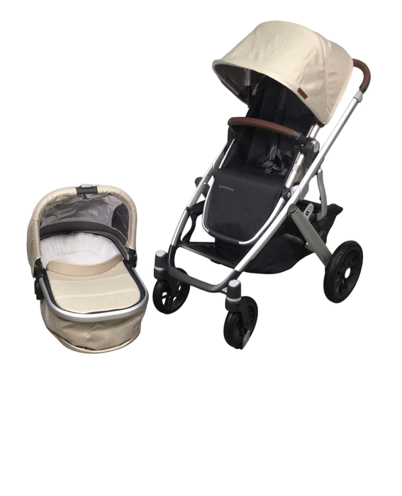 Shop UPPAbaby VISTA V2 Stroller, 2023, Declan (Oat Melange) at Goodbuygears