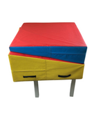 Shop Folding Gym Mat, 64lx14w, Red,Blue,Yellow at Goodbuygears
