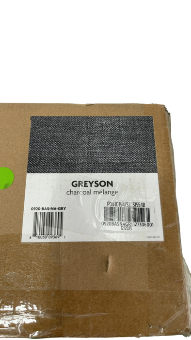 Shop UPPAbaby V2 Bassinet, Greyson (Charcoal Melange) at Goodbuygears
