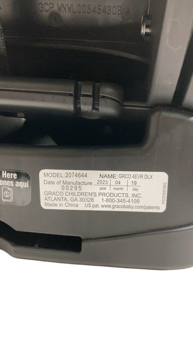 Shop Graco 4Ever DLX 4-in-1 Car Seat, 2023, Joslyn at Goodbuygears