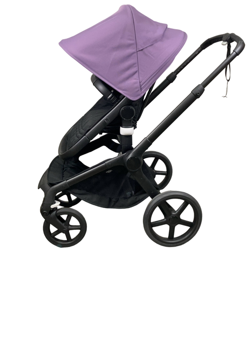 Shop Bugaboo Fox 5 Stroller, 2023, Astro Purple, Midnight Black, Black Frame at Goodbuygears