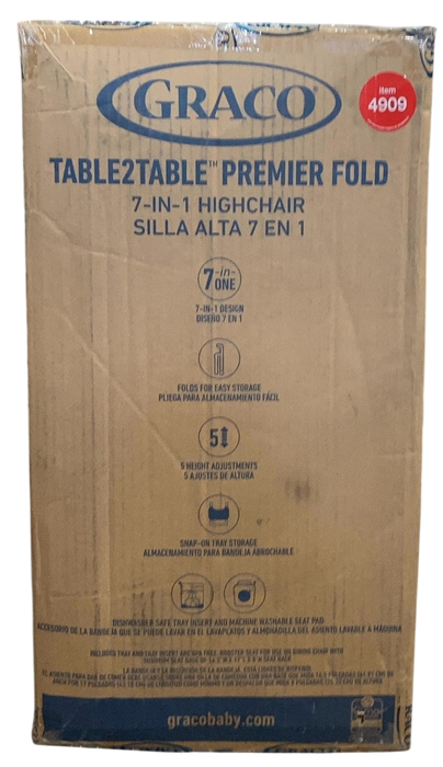 Shop Graco Table2Table Premier Fold 7-in-1 High Chair, Ari at Goodbuygears