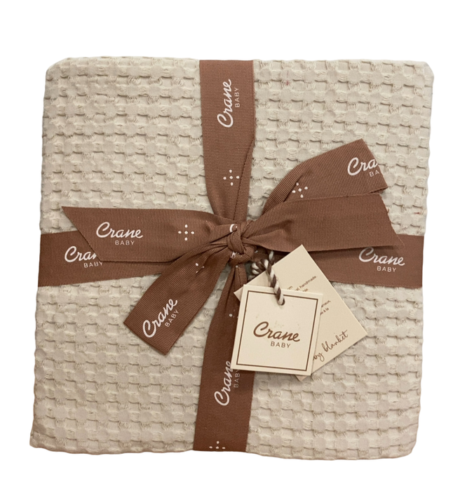 Shop Crane Baby Waffle Knit Blanket, Birch at Goodbuygears