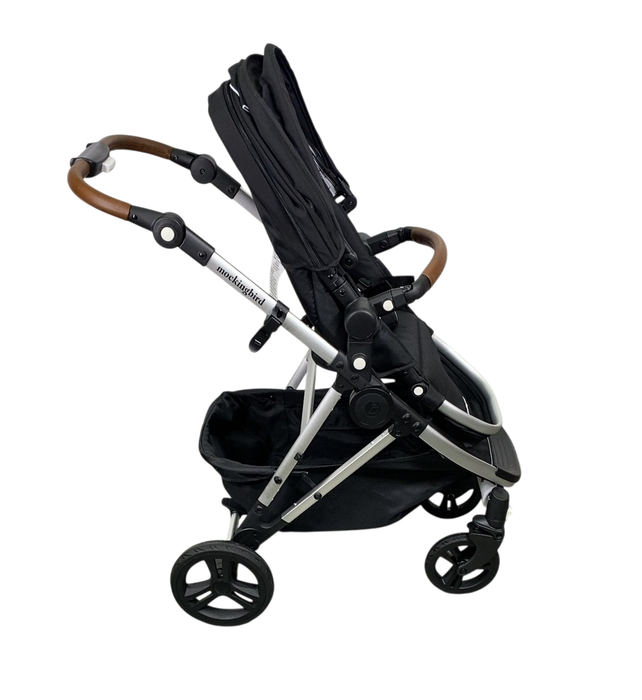 Shop Mockingbird Single 2.0 Stroller, 2025, Black, Silver With Penny Leather, Windowpane at Goodbuygears