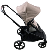 Shop Bugaboo Kangaroo Single To Double Stroller, 2024, Black, Desert Taupe, Desert Taupe at Goodbuygears
