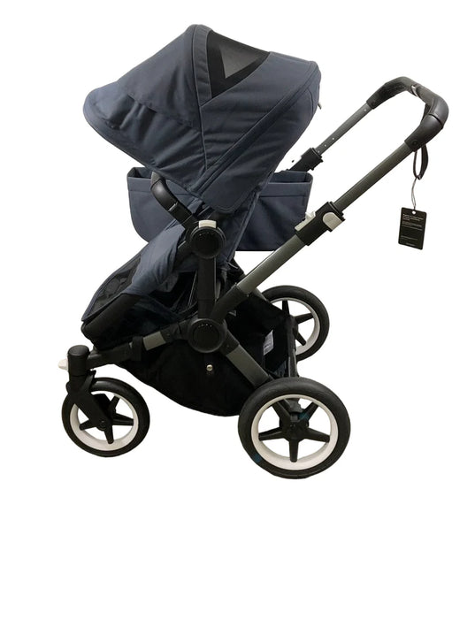 Shop Bugaboo Donkey 5 Mono Stroller, 2022, Graphite, Stormy Blue, Stormy Blue at Goodbuygears