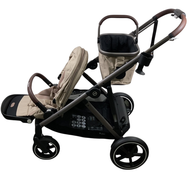 Shop Cybex e-Gazelle S Stroller, 2024, Almond Beige, Black at Goodbuygears
