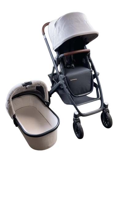 Shop UPPAbaby VISTA V2 Stroller, 2022, Anthony (White & Grey Chenille) at Goodbuygears