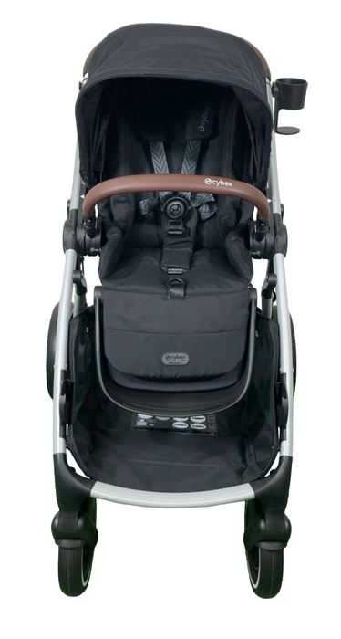 Shop Cybex e-Gazelle S Stroller, 2024, Black, Moon Black at Goodbuygears