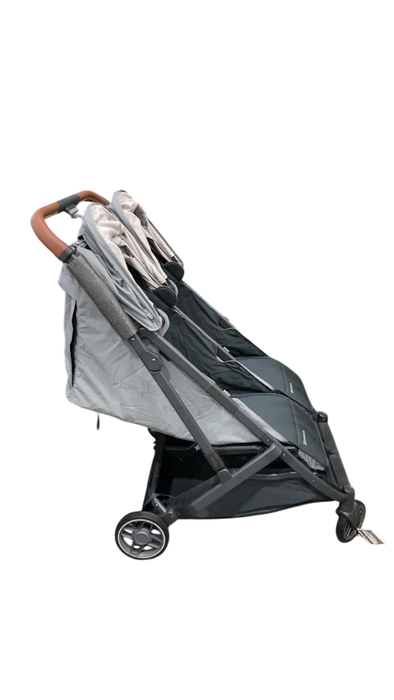 Shop UPPAbaby Minu Duo Stroller, 2024, Greyson(Charcoal Mélange/Carbon Frame/Saddle Leather) at Goodbuygears