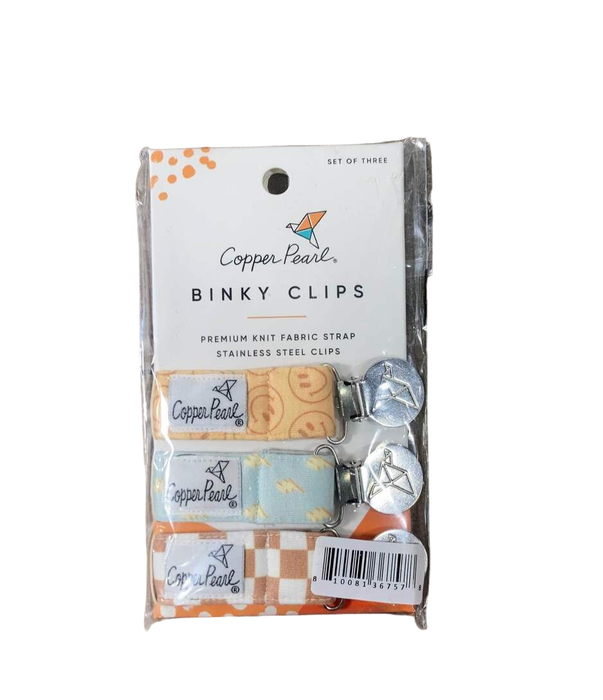Shop Copper Pearl Binky Clip Set 3-pack, Vance at Goodbuygears