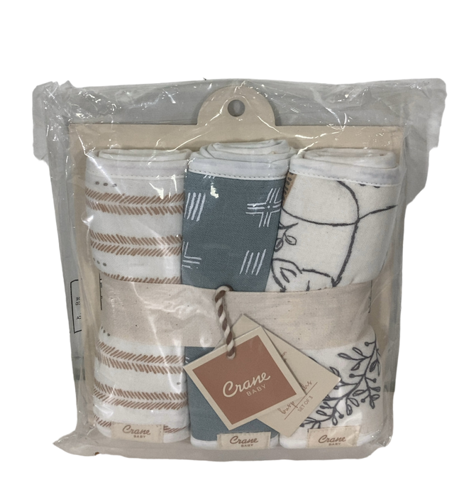 Shop Crane Baby Cotton Muslin Burp Cloth Set, Ezra at Goodbuygears