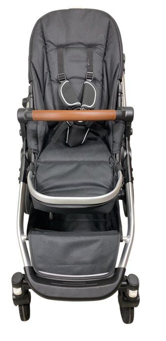 Shop Mockingbird Single to Double 2.0 Stroller, 2024, No Canopy, No Canopy, Silver With Penny Leather at Goodbuygears