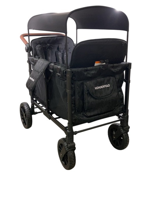 Shop Wonderfold W4 Luxe Quad Stroller Wagon, 2024, Black Camo at Goodbuygears