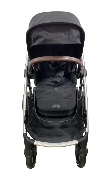 Shop Cybex Gazelle S Modular Stroller, 2023, Moon Black, Silver Frame at Goodbuygears