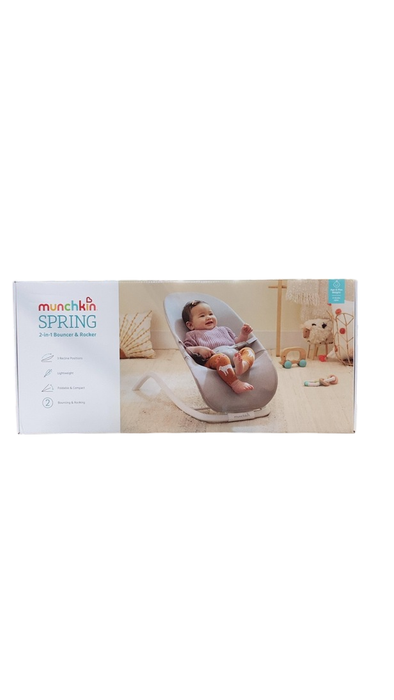 Shop Munchkin Spring Baby Bouncer and Rocker Seat, Grey at Goodbuygears