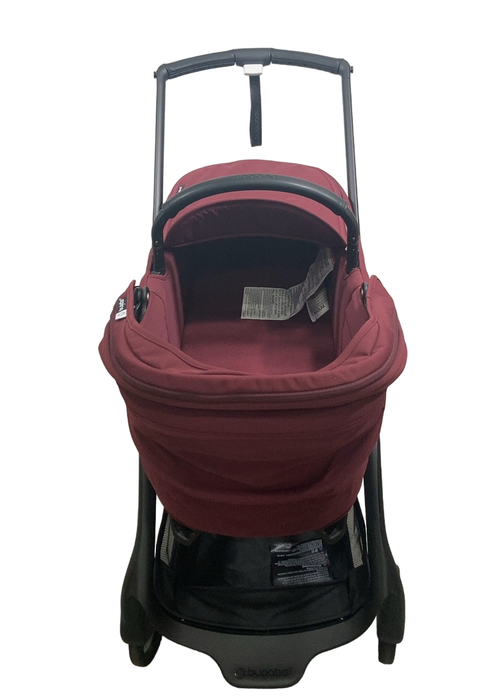 Shop Bugaboo Dragonfly Bassinet and Seat Stroller, Dark Cherry, Dark Cherry, Black, 2024 at Goodbuygears