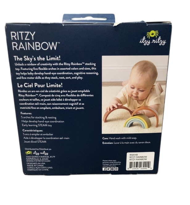 Shop Itzy Ritzy Rainbow Stacker Toy, Rainbow at Goodbuygears