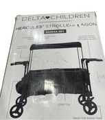 Shop Delta Children Hercules Stroller Wagon for 2 Kids, Black at Goodbuygears