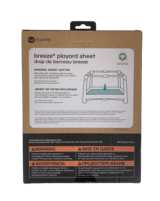 Shop 4moms Breeze Playard Organic Jersey Cotton Sheet at Goodbuygears