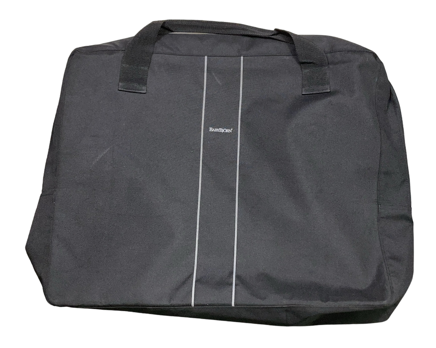 Shop BabyBjorn Travel Crib Light Bundle with Fitted Sheet, Silver at Goodbuygears