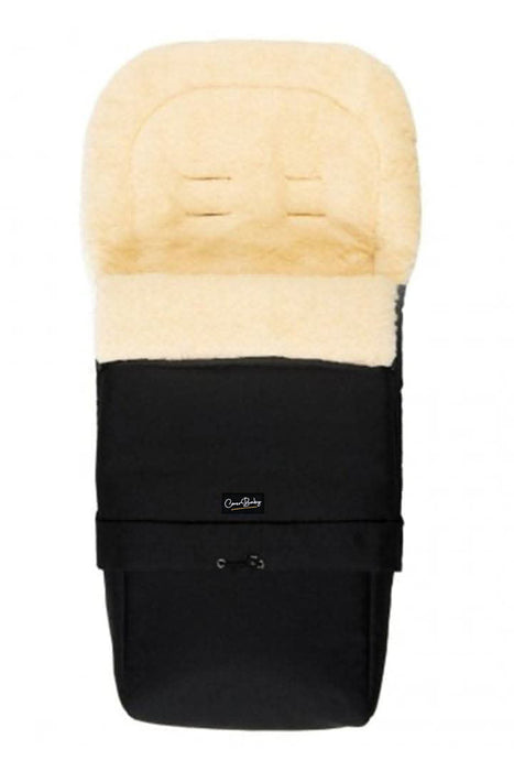 Shop CoverBaby Organic Wool Adjustable Footmuff, Black at Goodbuygears