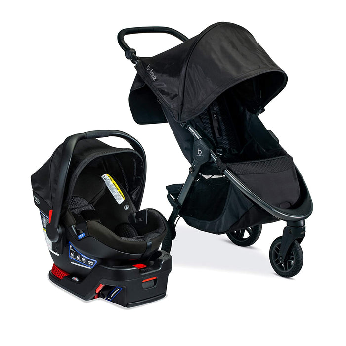 Shop Britax B-Free & B-Safe Gen2 FlexFit Travel System, Midnight, 2022 at Goodbuygears