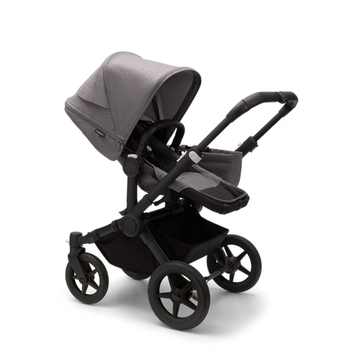 Shop Bugaboo Donkey 5 Mono Stroller, Black, Grey Melange, Grey Melange, 2025 at Goodbuygears
