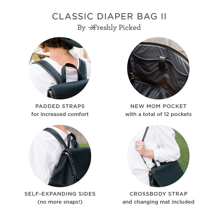 Shop Freshly Picked Classic Diaper Bag II, Butterscotch at Goodbuygears