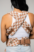 Shop Mabē The Monarch Carrier, Mocha Check at Goodbuygears