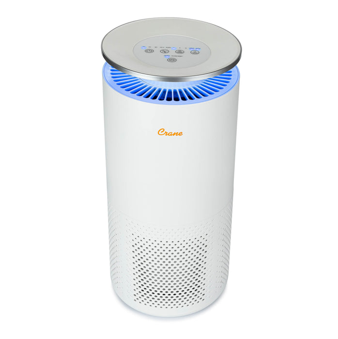 Crane True HEPA Tower Air Purifier with UV Light