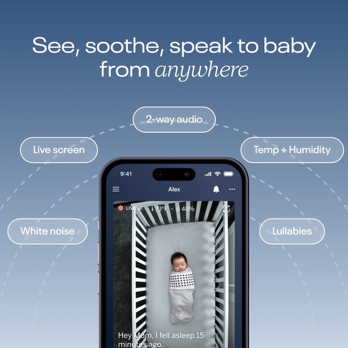 Nanit Pro HD Baby Monitor with Floor Stand, Updated Model