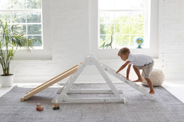 Shop Little Partners Learn 'N Climb Triangle, Soft White at Goodbuygears