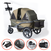 Shop Gladly Family The Adventure Bundle: Anthem Deluxe All-Terrain Stroller Wagon at Goodbuygears