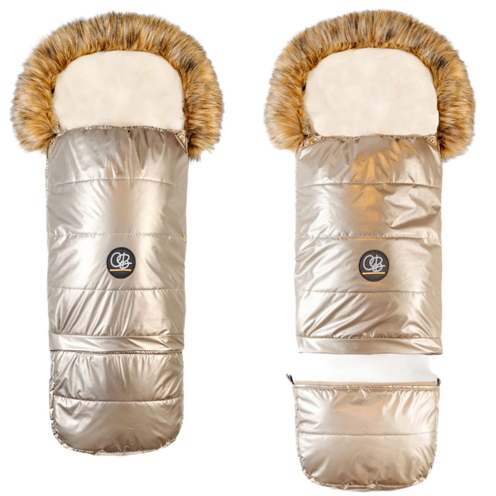 Shop Cover Baby Organic Premium Beige Wool Adjustable Footmuff, Pastel Gold at Goodbuygears