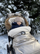 Shop Cover Baby Organic Premium Beige Wool Adjustable Footmuff, Pastel Gold at Goodbuygears