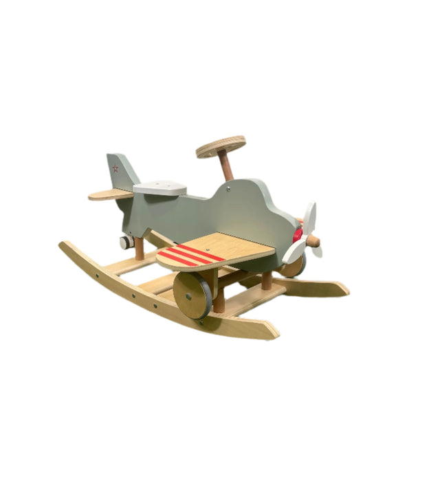 Wonder and Wise Airplane Rocker, Plywood and Rubber