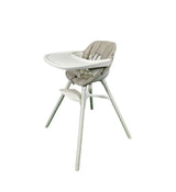 Shop Lalo The Chair with Cushion, Coconut, Leather Mono Coconut, White at Goodbuygears
