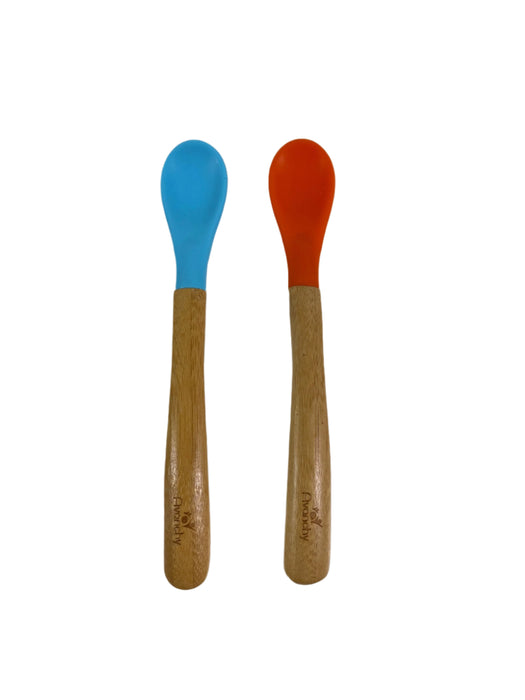 Avanchy Bamboo Spoons Thin/Long, 2 Pack, Colors May Vary