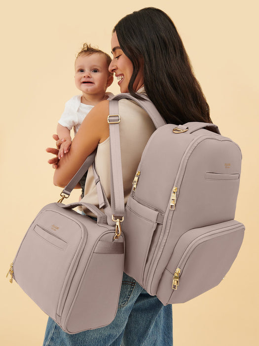 Shop JuJuBe Classic Diaper Backpack, Taupe at Goodbuygears