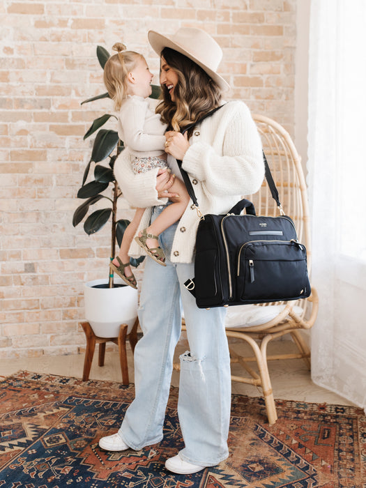 Shop JuJuBe Satchel Diaper Bag, Black at Goodbuygears