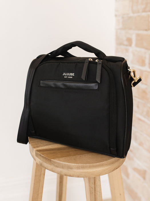 Shop JuJuBe Satchel Diaper Bag, Black at Goodbuygears