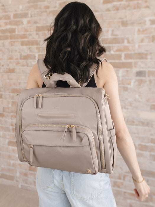 Shop JuJuBe Satchel Diaper Bag, Taupe at Goodbuygears