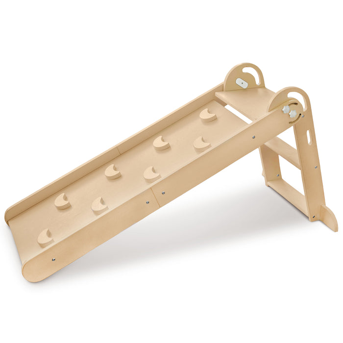 Shop Little Partners 2-in-1 Folding Learn 'N Slide, Natural at Goodbuygears