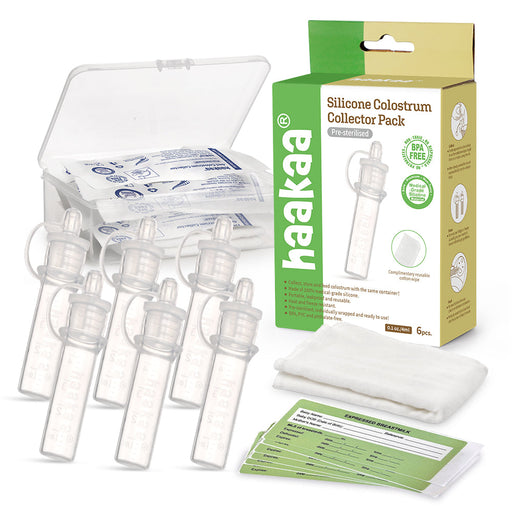 Shop Haakaa Silicone Colostrum Collector Set 4 ml, 6 PK (Pre-Sterilized) at Goodbuygears