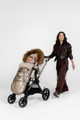 Shop Cover Baby Organic Premium Beige Wool Adjustable Footmuff, Pastel Gold at Goodbuygears