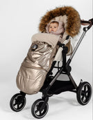 Shop Cover Baby Organic Premium Beige Wool Adjustable Footmuff, Pastel Gold at Goodbuygears