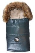 Shop Cover Baby Organic Premium Wool Adjustable Footmuff, Pastel Hunter Green at Goodbuygears