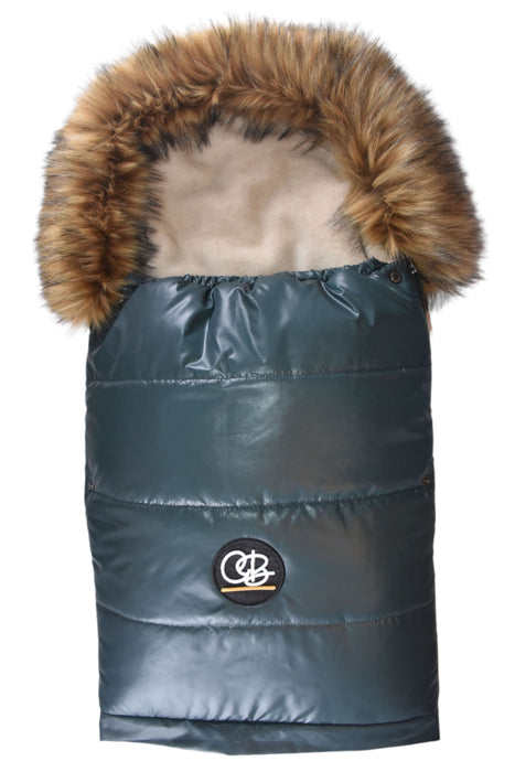 Shop Cover Baby Organic Premium Wool Adjustable Footmuff, Pastel Hunter Green at Goodbuygears