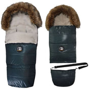 Shop Cover Baby Organic Premium Wool Adjustable Footmuff, Pastel Hunter Green at Goodbuygears